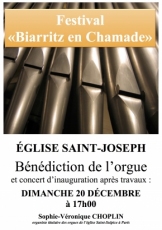 benediction de l'orgue de saint-joseph