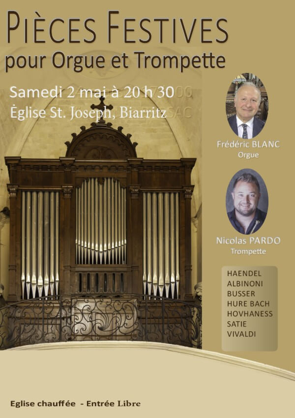 Concert en l’église Saint-Joseph - 2 mai