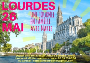 Une journée en famille à Lourdes