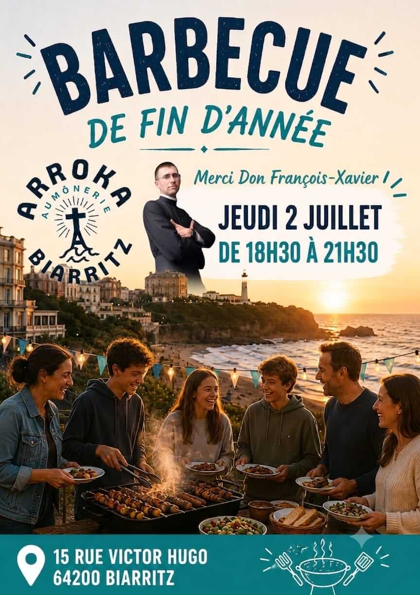 Barbecue de fin d'année de l'Aumonerie
