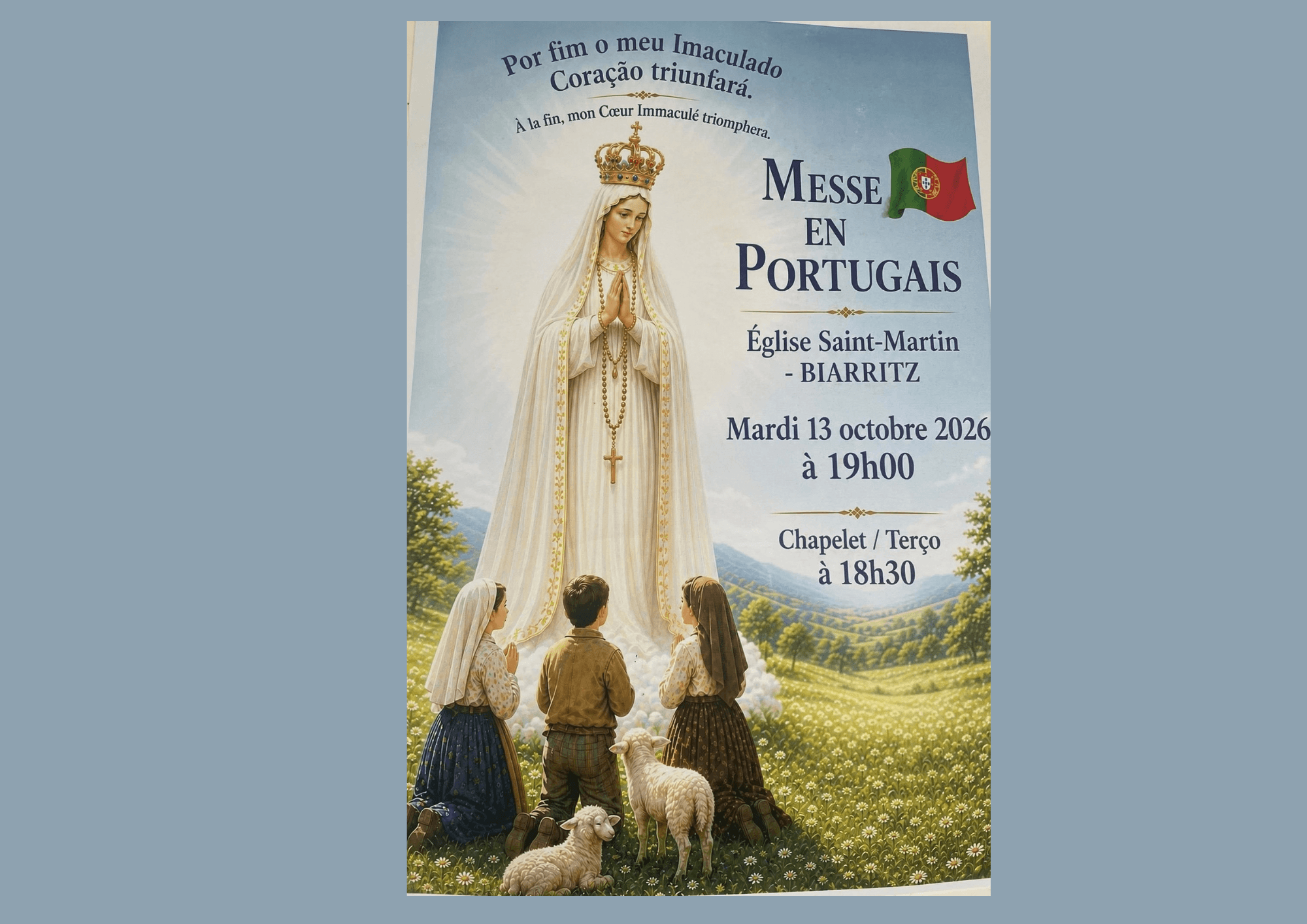 Chapelet et Messe en Portugais - 13 octobre - Fatima