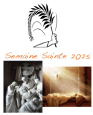 horaires : rameaux -  semaine sainte - pâques