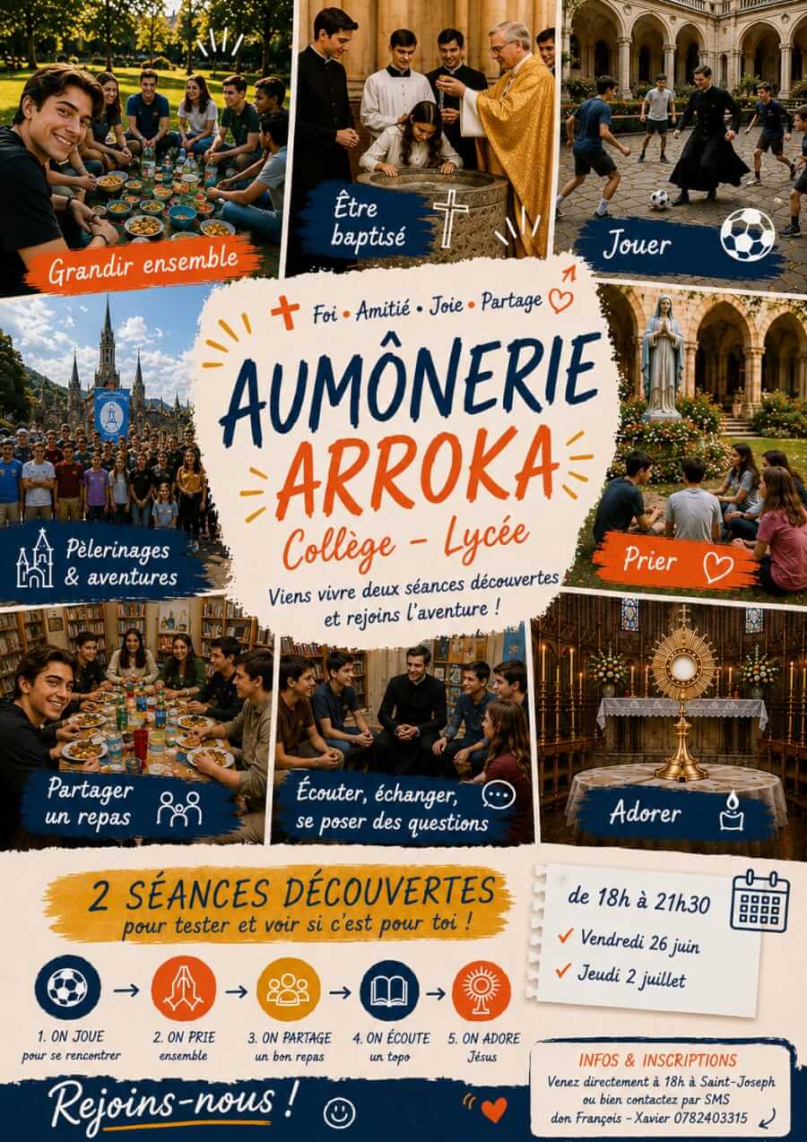 Aumonerie Collège et Lycée! Soirées Découverte 